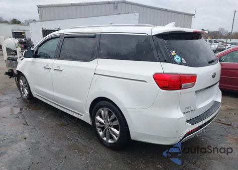 2017 Kia Sedona Sx Luxury z USA, uszkodzony, nr VIN KNDME5C13H6293082